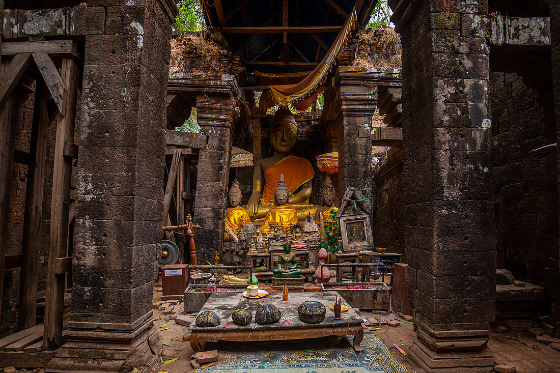 Vat Phou temple in Champasak, Laos, Asia