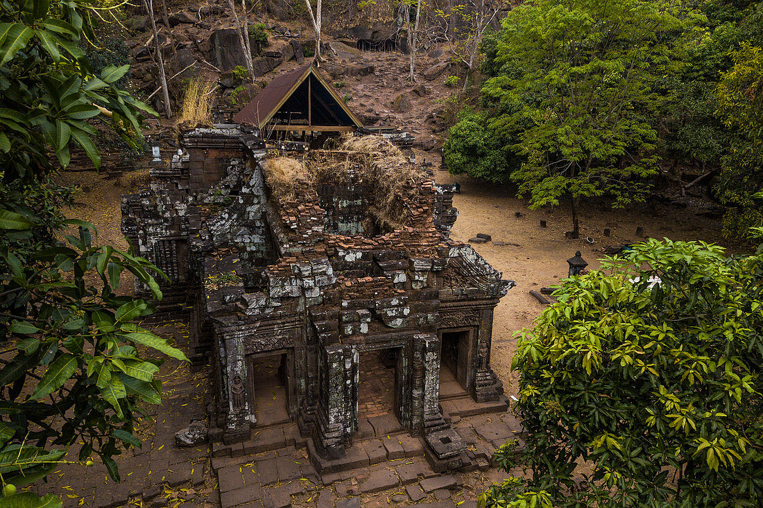 Vat Phou Tempel in Champasak, Laos, Asien