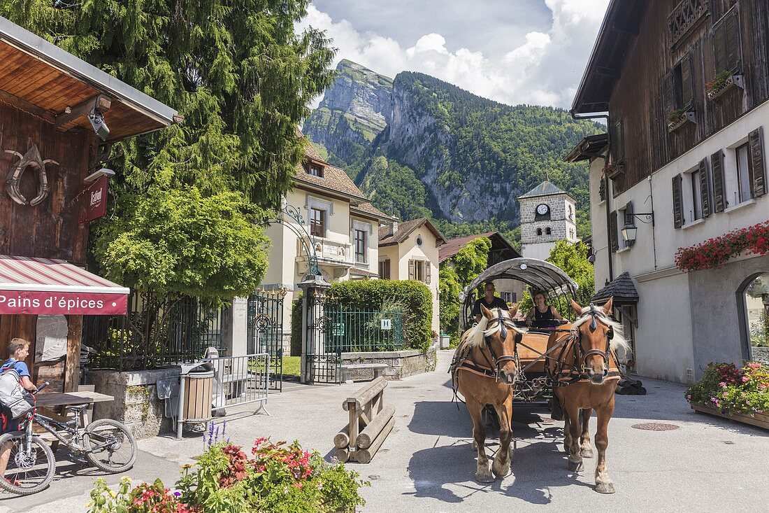 France, Haute-Savoie, vallée du Giffre, Samoens