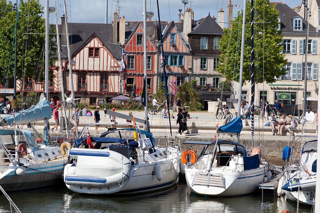 Frankreich, Morbihan, Golfe du Morbihan, Vannes, Yachthafen