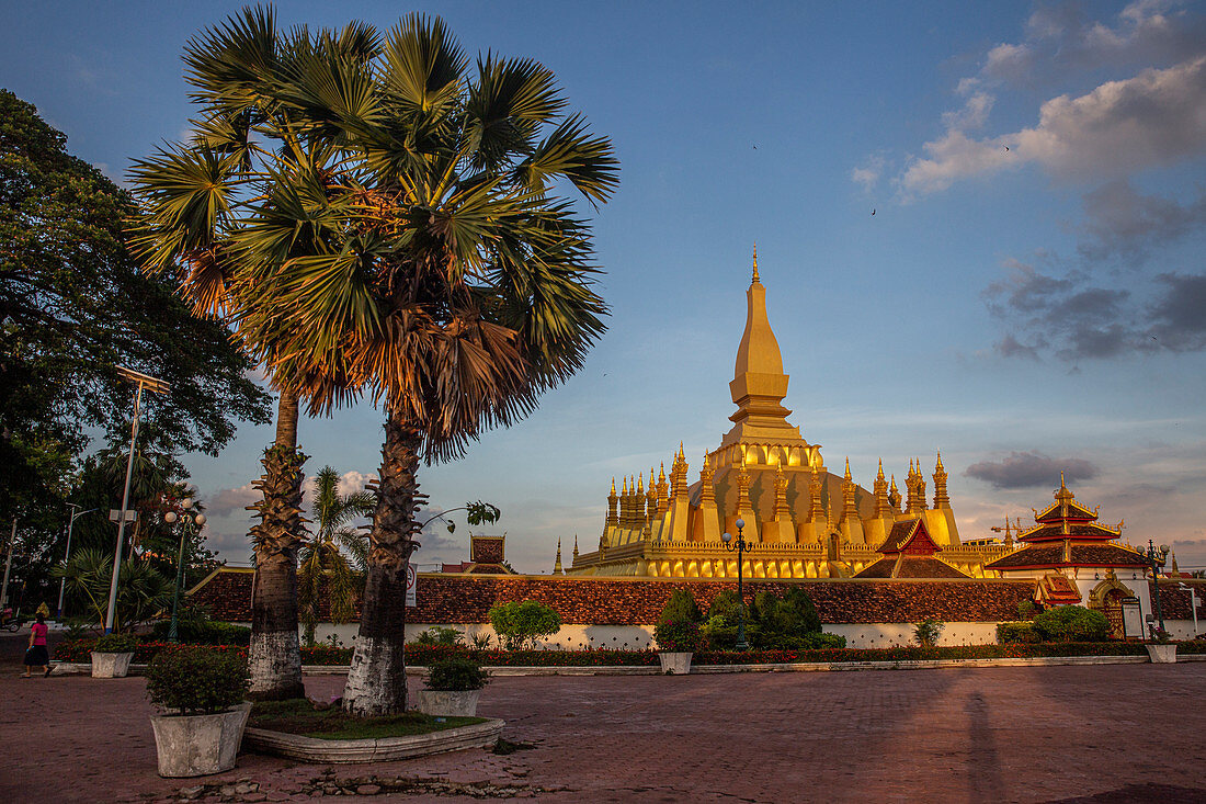 Pha Tat Luang Stupa in Vientiane, Laos