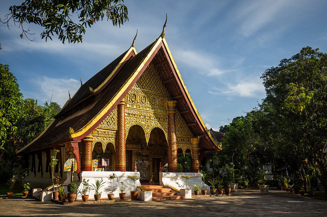 Wat Choum Khong Sourin Tharame Tempel in Luang Prabang, Laos, Asien