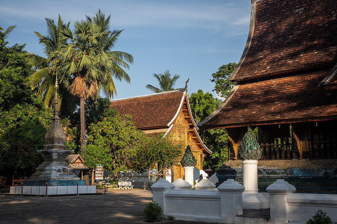 Wat Xieng Thong Tempel in Luang Prabang, Laos, Asien