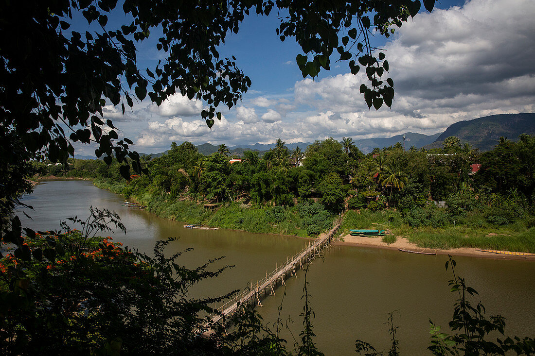 Mekongufer in Luang Prabang, Laos, Asien