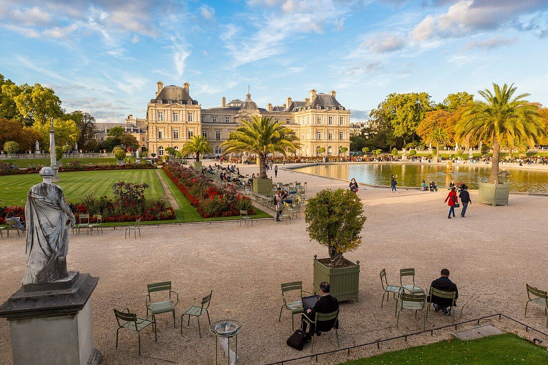 France, Paris, Luxembourg Garden