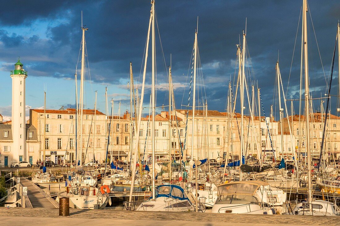 Frankreich, Charente Maritime, La Rochelle, schwimmendes Becken des alten Hafens
