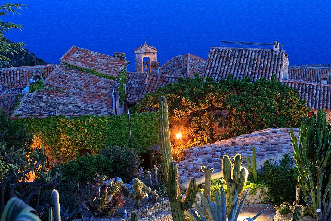 France, Alpes Maritimes, Eze, Jardin Exotique, listed as Outstanding Garden