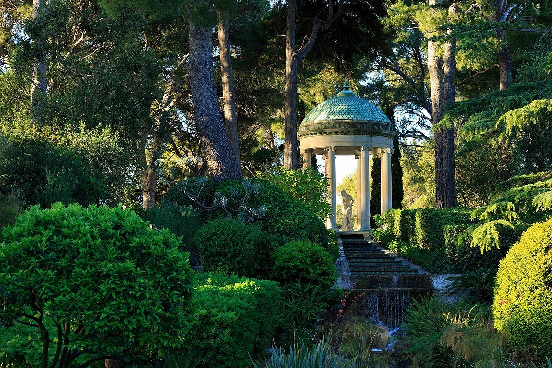 Frankreich, Alpes Maritimes, Saint Jean Cap Ferrat, Villa Ephrussi de Rothschild, der französische Garten