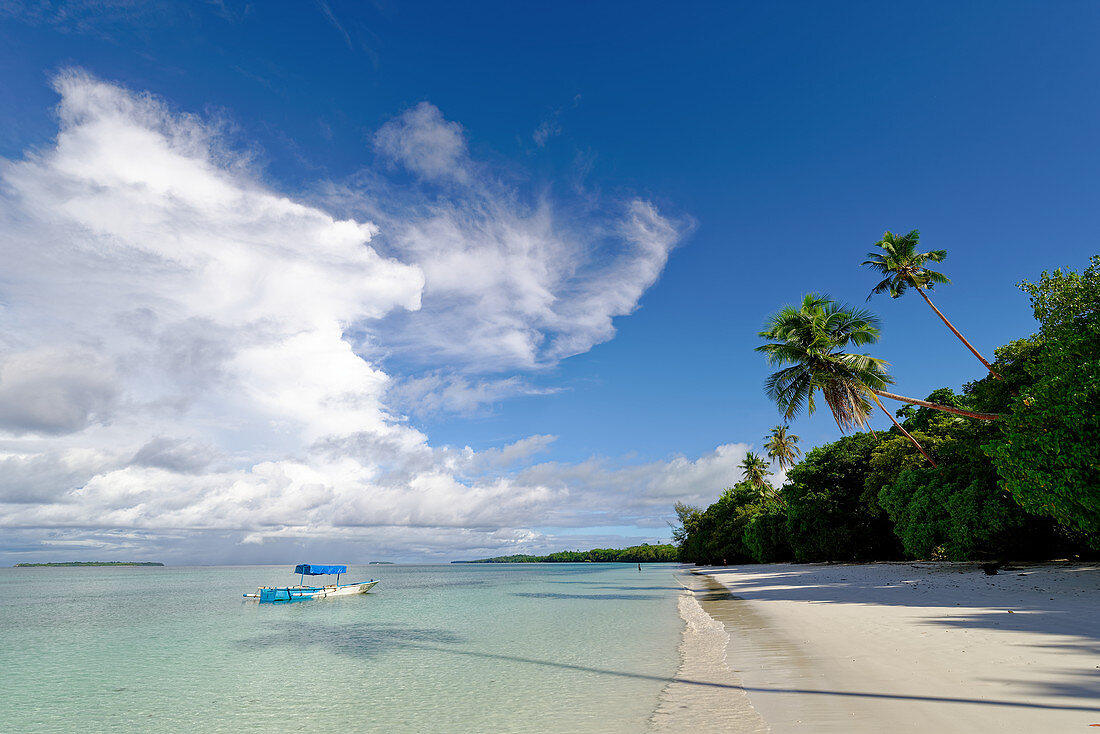 The dream beach Pasir Panjang in the north of Kei Kecil, Banda Sea, Kei Islands, Moluccas, Indonesia, Southeast Asia, Asia