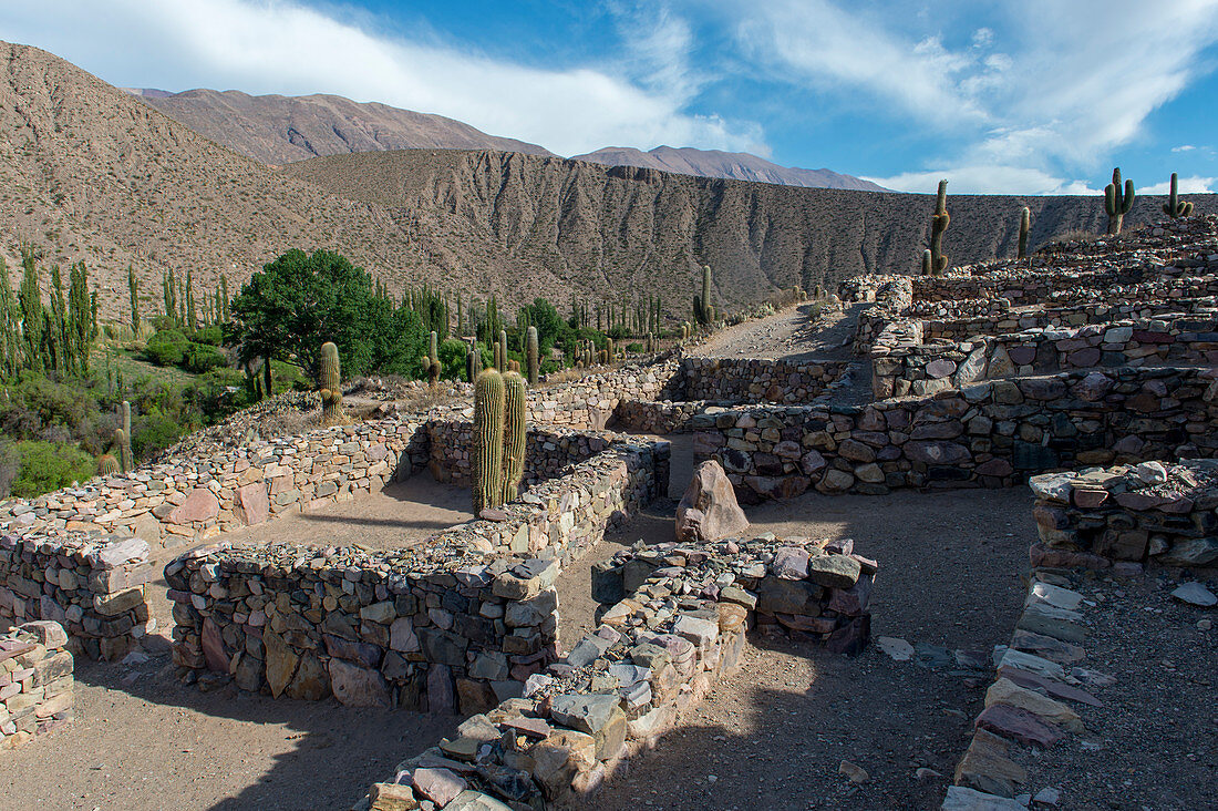 Eingangsbereich der Festung von Tilcara (Pucar), Argentinien