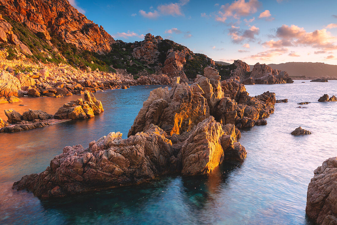 Spiaggia li Cossi, Costa Paradiso, Provinz Sassari, Region Gallura, Italien, Europa.