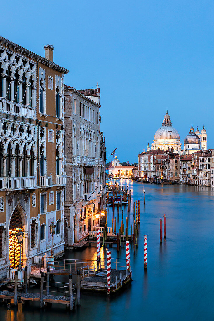 Der Canal Grande während Coronavirus, Venedig, Venetien, Italien, Europa