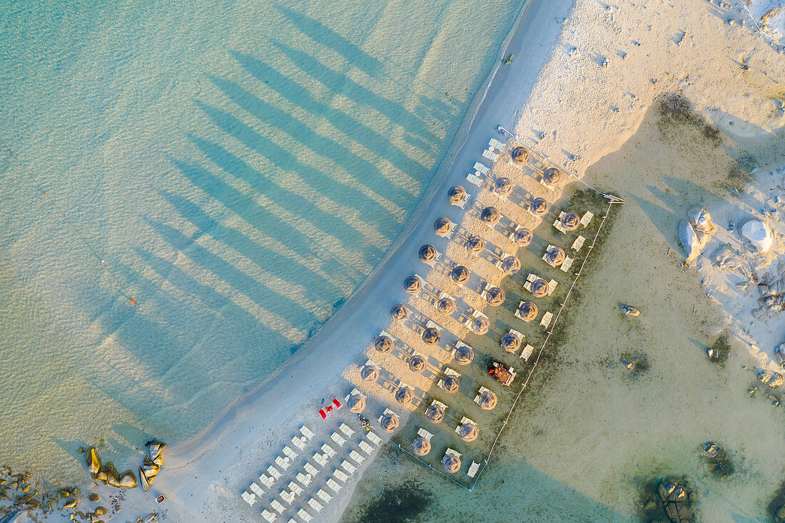Punta Molentis Kap und Strand, Villasimius, Cagliari, Sardinien, Italien