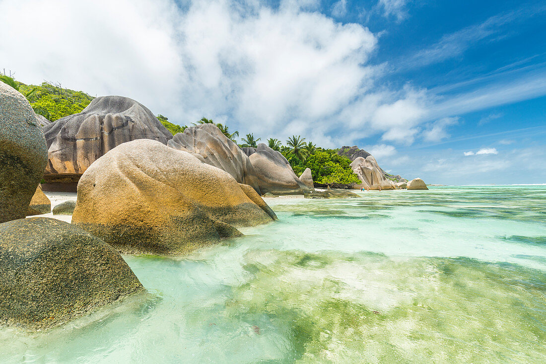 Anse Source d'Argent Strand, La Digue, Seychellen