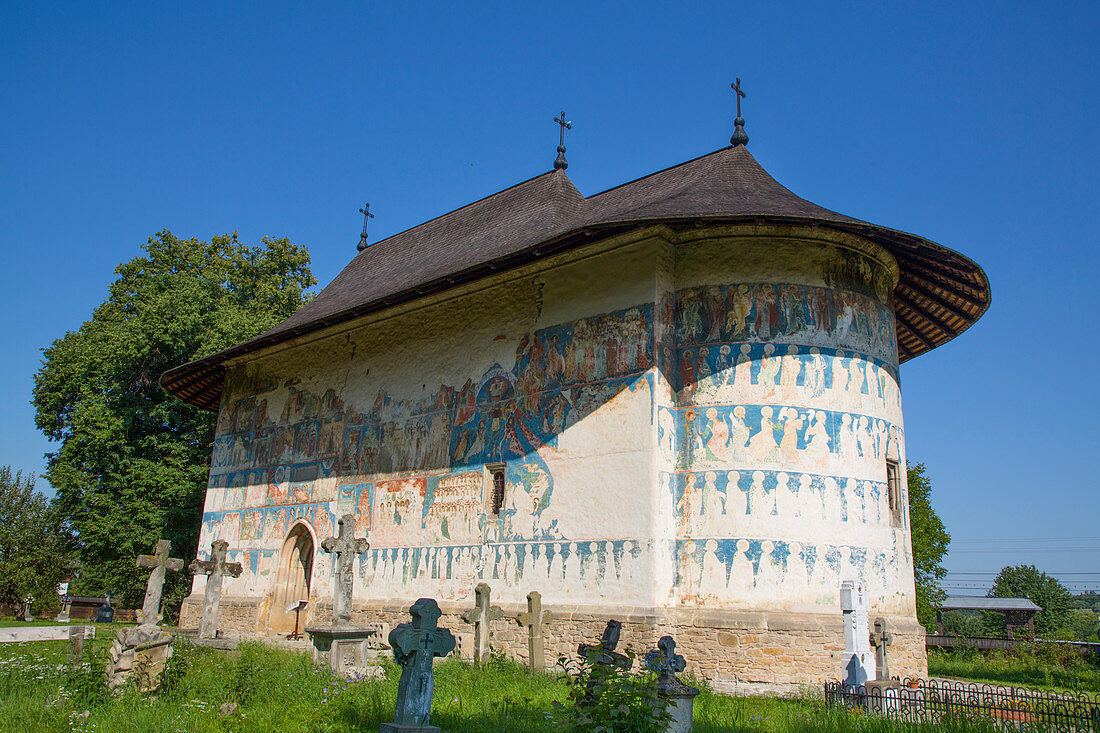 Kloster Arbore, 1502, UNESCO-Weltkulturerbe, Arbore, Landkreis Suceava, Rumänien, Europa