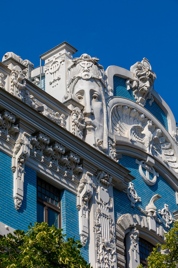Art Nouveau architecture, Riga, Latvia, Europe