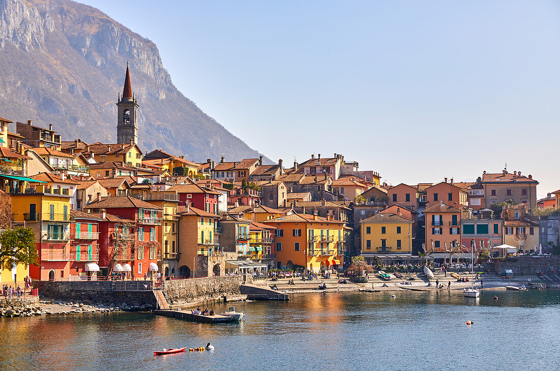 Town of Varenna on Lake Como in the north of Italy, Lombardy, Italian Lakes, Italy, Europe