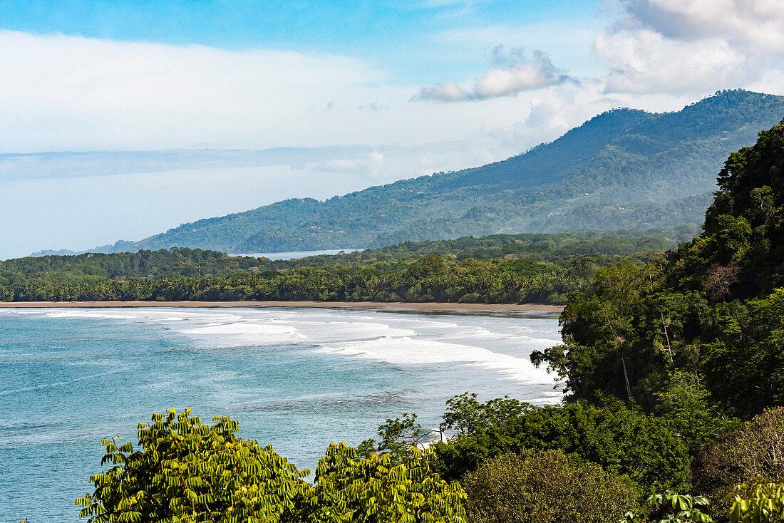 Uvita Beach, Marino Ballena National Park (Whale Tail National Park), Puntarenas Province, Pacific Coast of Costa Rica, Central America