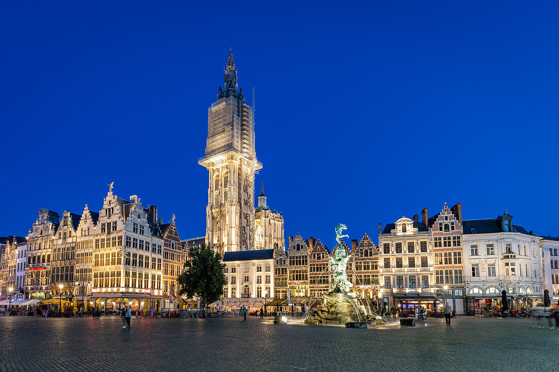 Der Grote Markt im historischen Zentrum, Antwerpen, Belgien, Europa