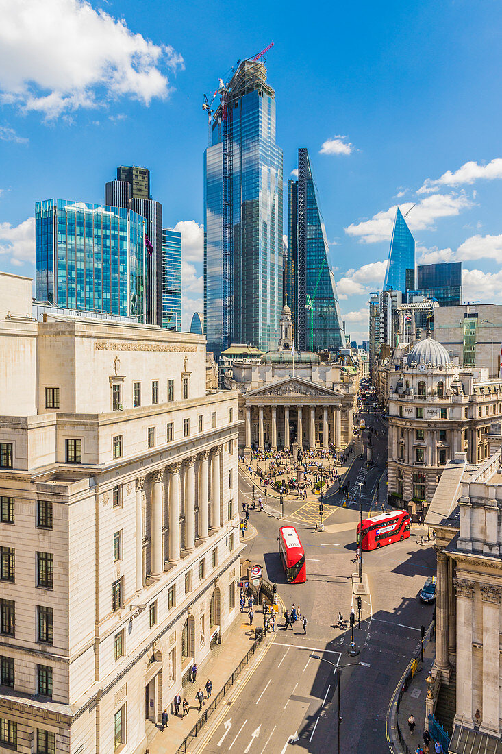 City of London skyline, London, England, United Kingdom, Europe