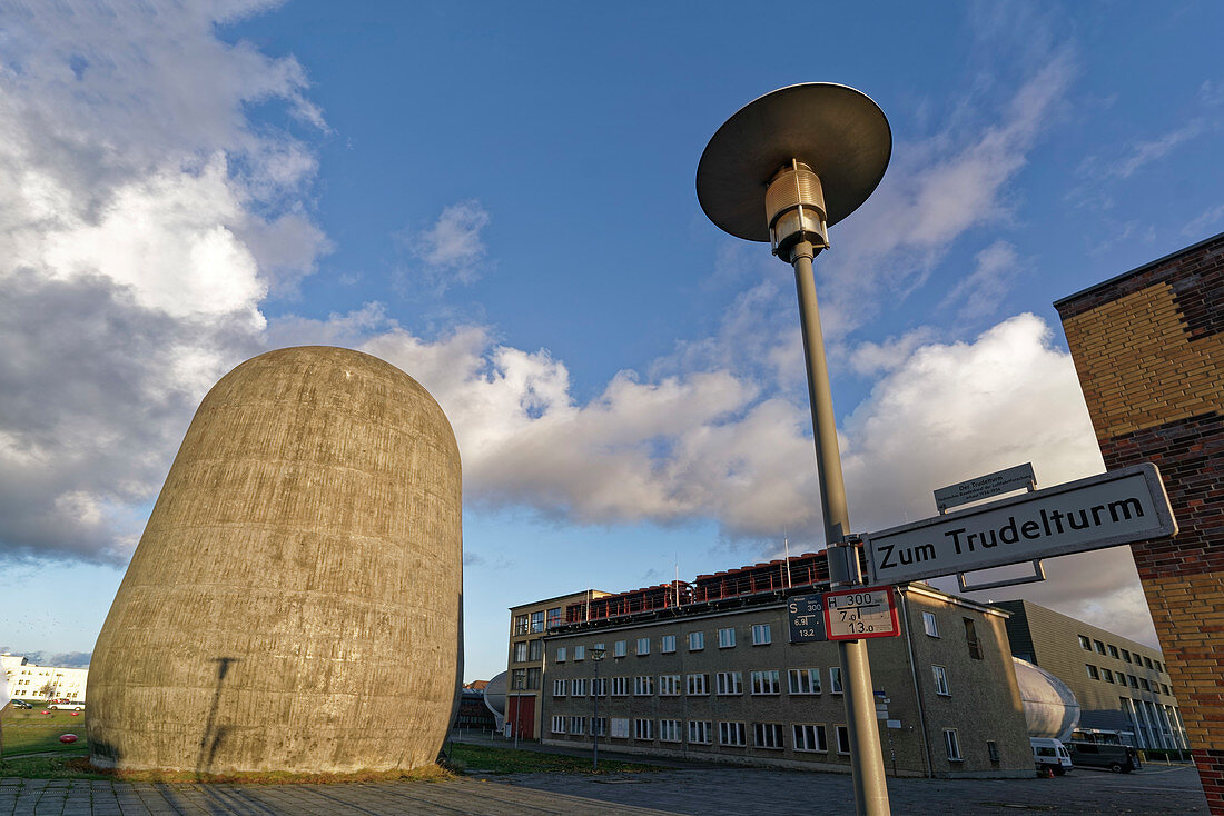 Trudelturm of the German Research Institute for Aviation in the Science Park Adlershof, City for Science, Berlin, Germany