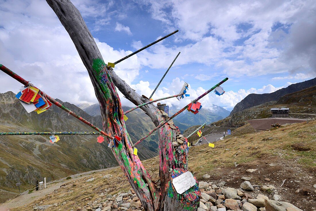 Art by Nina Holzknecht Guffler on the Timmelsjoch, Passeier Valley, South Tyrol, Italy