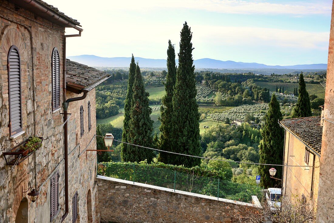 Piazza Duomo, San Gimignano, Toscana, Italy