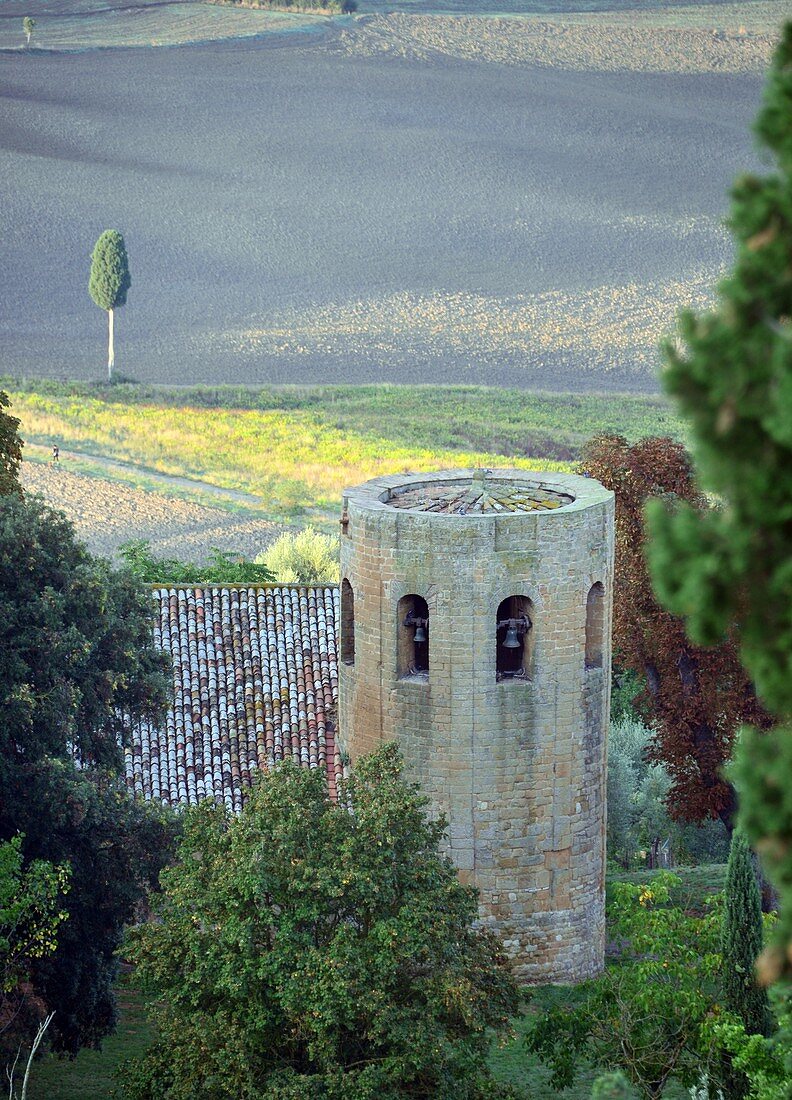 at Pieve di Santi Viti e Modesto near Pienza, southern Toscana, Italy