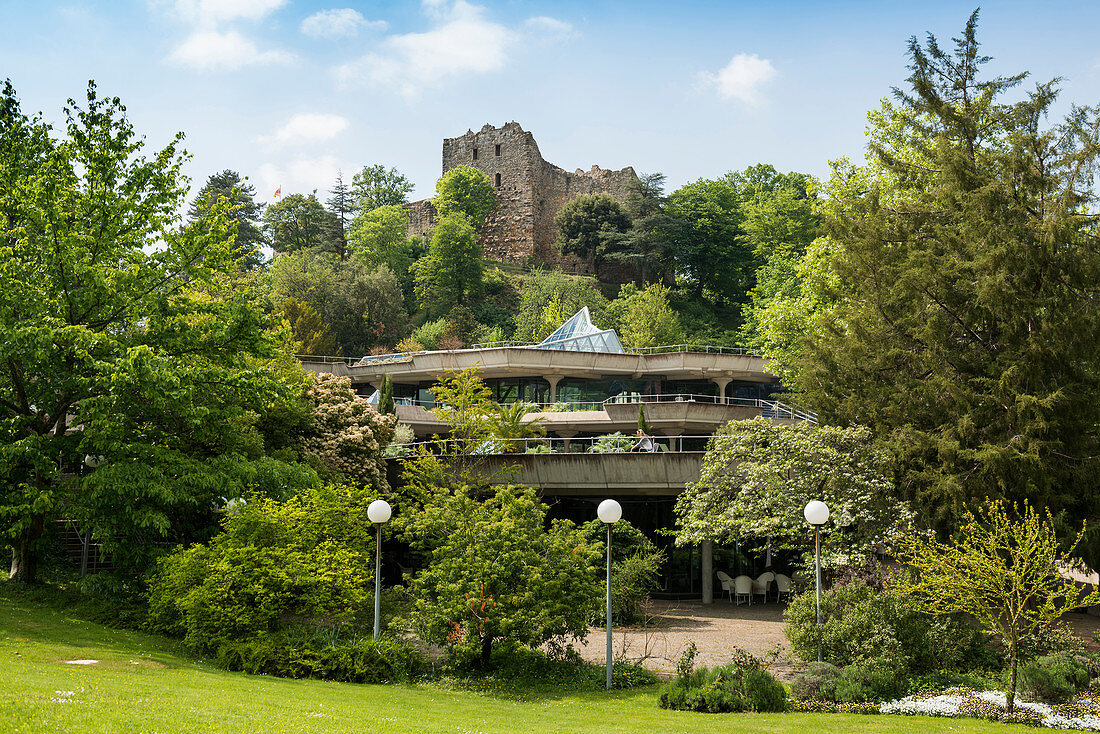 The ruins of Baden Castle, Badenweiler, Markgräflerland, Black Forest, Baden-Wuerttemberg, Germany