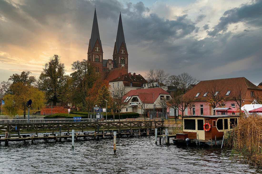 Ruppiner See, Klosterkirche, Neuruppin, Ruppiner Land, Land Brandenburg, Deutschland