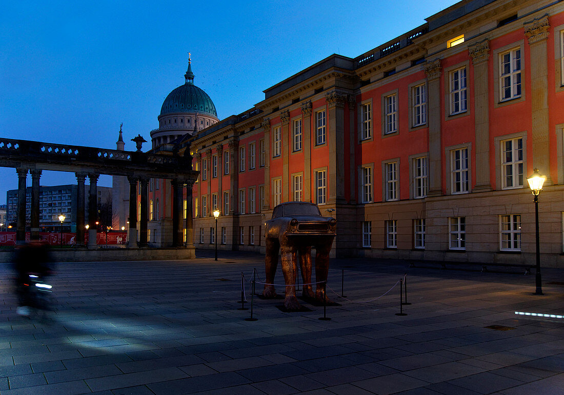 Steubenplatz, Ringerkolonaden, Stadtschloss, Nikolaikirche, Potsdam, Land Brandenburg, Deutschland