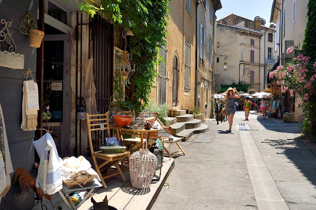 Frankreich, Vaucluse, Parc Naturel Regional du Luberon (Naturpark von Luberon), Lourmarin, bezeichnet als Les Plus Beaux Villages de France (Die schönsten Dörfer Frankreichs),