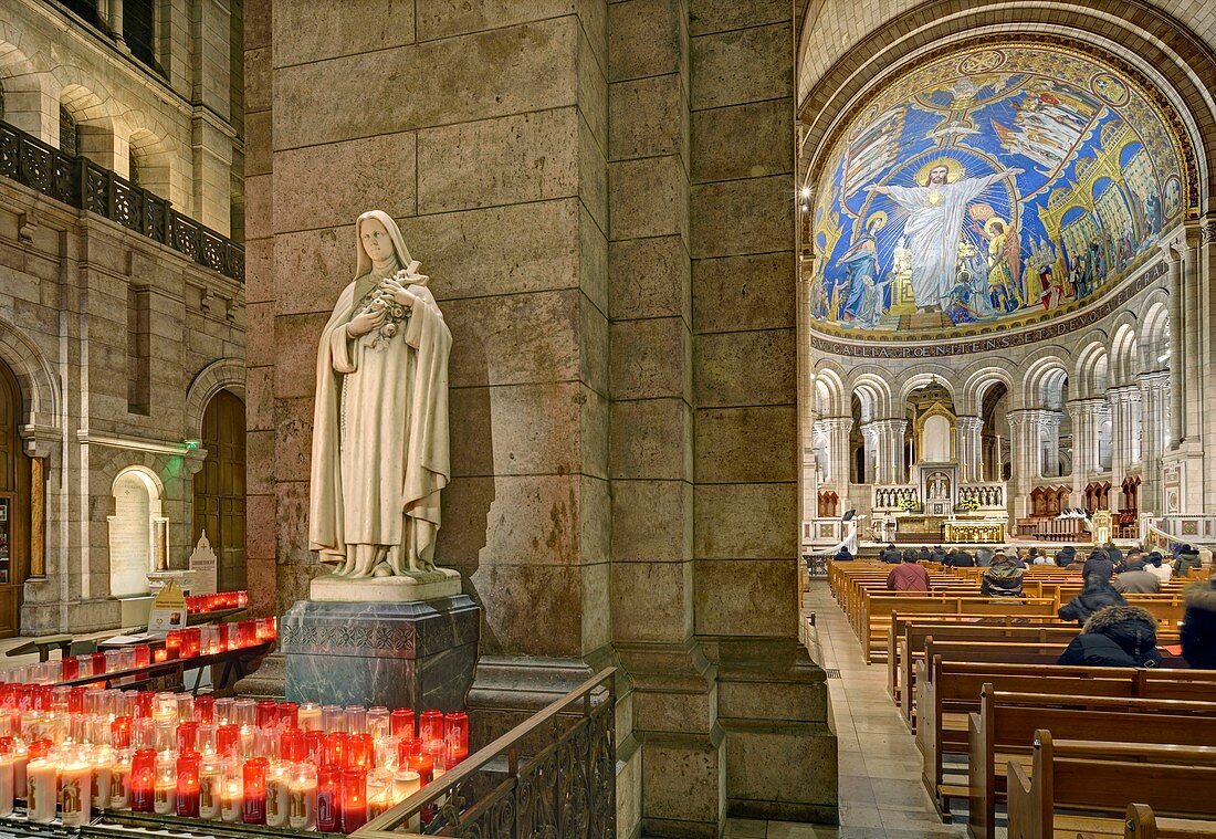 Frankreich, Paris, die Basilika des Sacré Coeur (Heiliges Herz) in Montmartre