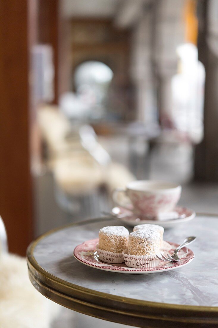 France, Cotes d'Armor, Saint Cast le Guildo, patisserie the beautiful Meunière