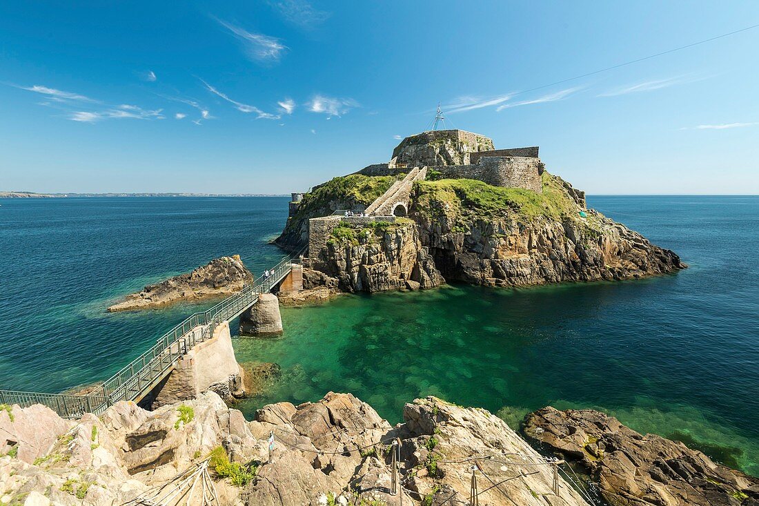 Frankreich, Finistère, Plougonvelin, Bertheaume Fort