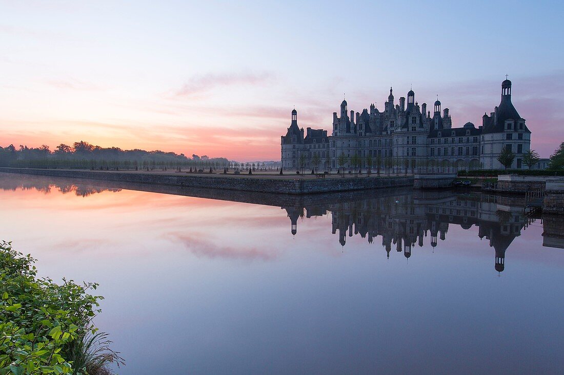 Frankreich, Loir et Cher, Loiretal, von der UNESCO zum Weltkulturerbe erklärt, Chambord, das königliche Schloss