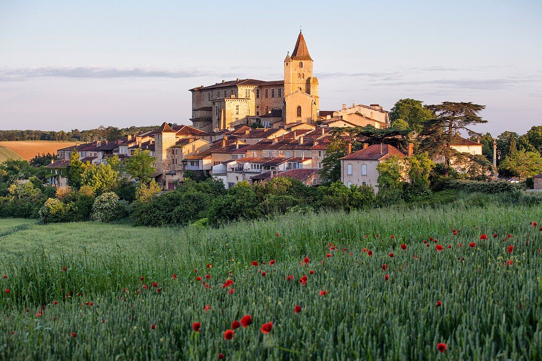 Frankreich, Gers, Lavardens, bezeichnet als Les Plus Beaux Villages de France (Die schönsten Dörfer Frankreichs)
