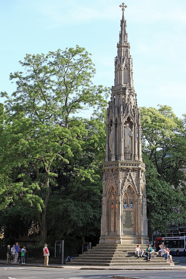 Martyrs Memorial, Kreuzung von St Gilles, Magdalen und Beaumont Street, Oxford, Oxfordshire, England