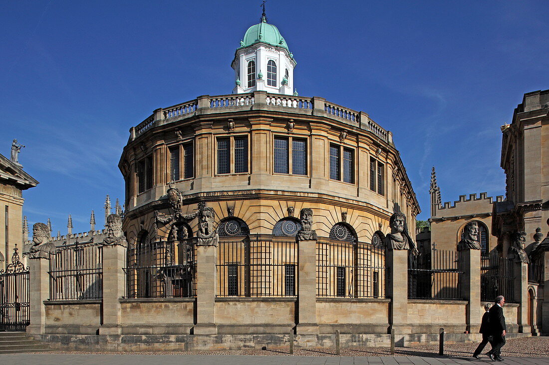 The Sheldonian Theatre, university, Broad Street, Oxford, Oxfordshire, England