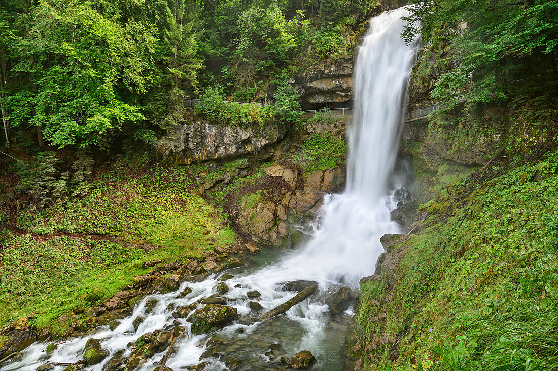 Giessbachfall, Brienz, Bernese Oberland, UNESCO World Natural Heritage Swiss Alps Jungfrau-Aletsch, Bernese Alps, Bern, Switzerland