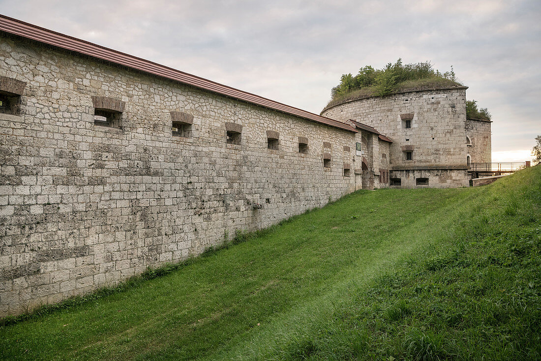 Fort Oberer Kuhberg, Bundesfestung Ulm, Donau, Schwäbische Alb, Baden-Württemberg, Deutschland