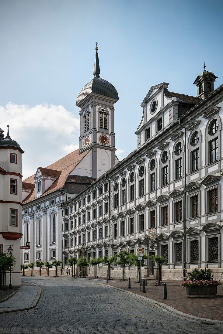 Study Church of the Assumption and Academy for Teacher Training, Dillingen an der Donau, Bavaria, Germany