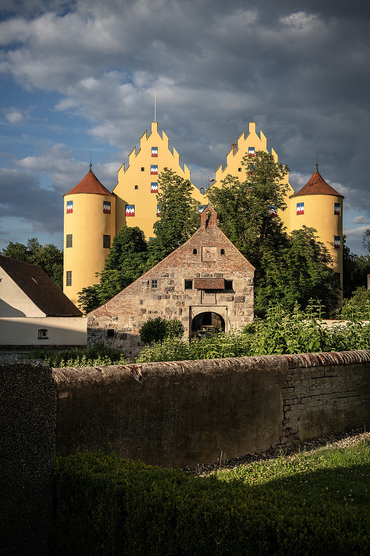 Erbach Castle, Alb-Donau district, Danube, Baden-Württemberg, Germany