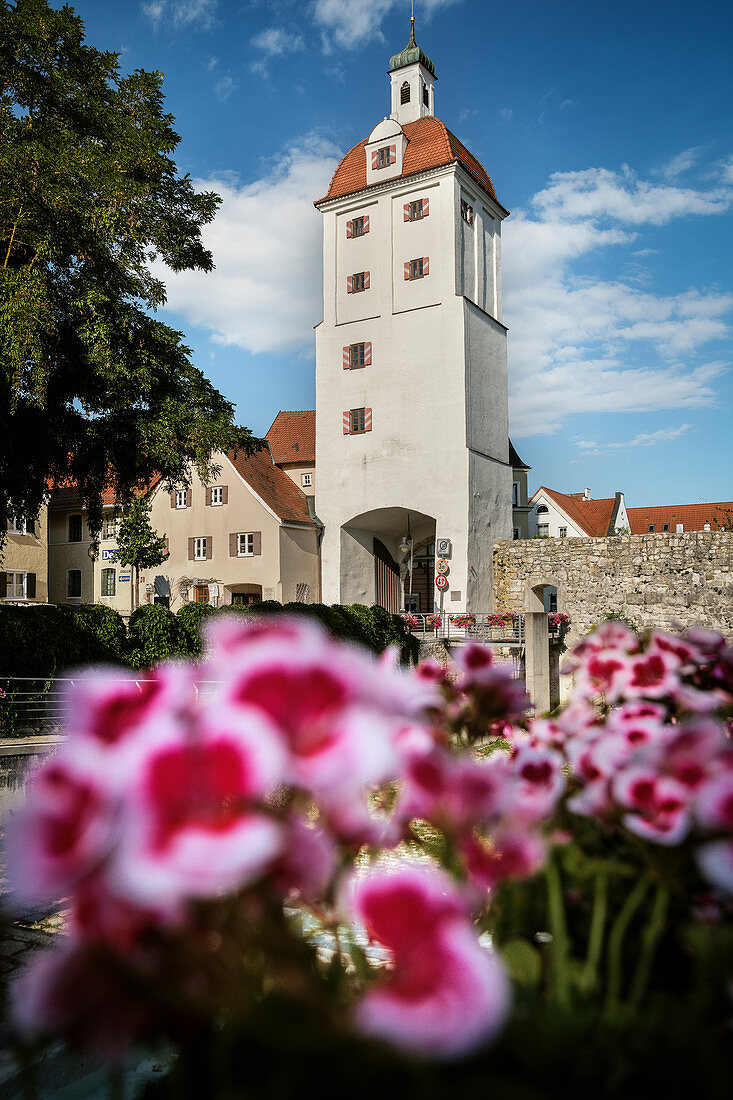 "Unteres Tor" in Gundelfingen an der Donau, Landkreis Dillingen, Bayern, Deutschland