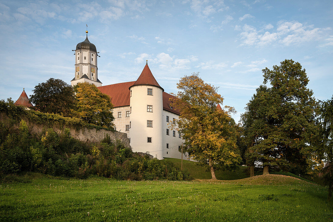 Schloss Höchstädt, Landkreis Dillingen, Bayern, Donau, Deutschland