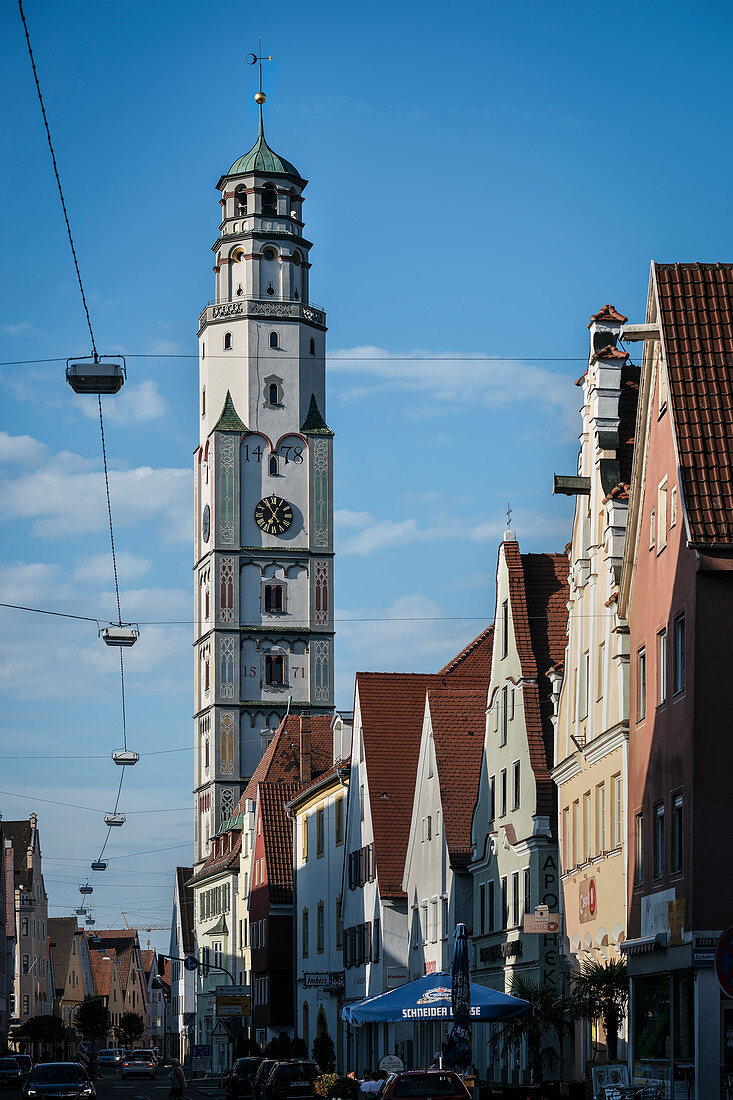 Schimmelturm in Lauingen, Dillingen district, Bavaria, Danube, Germany