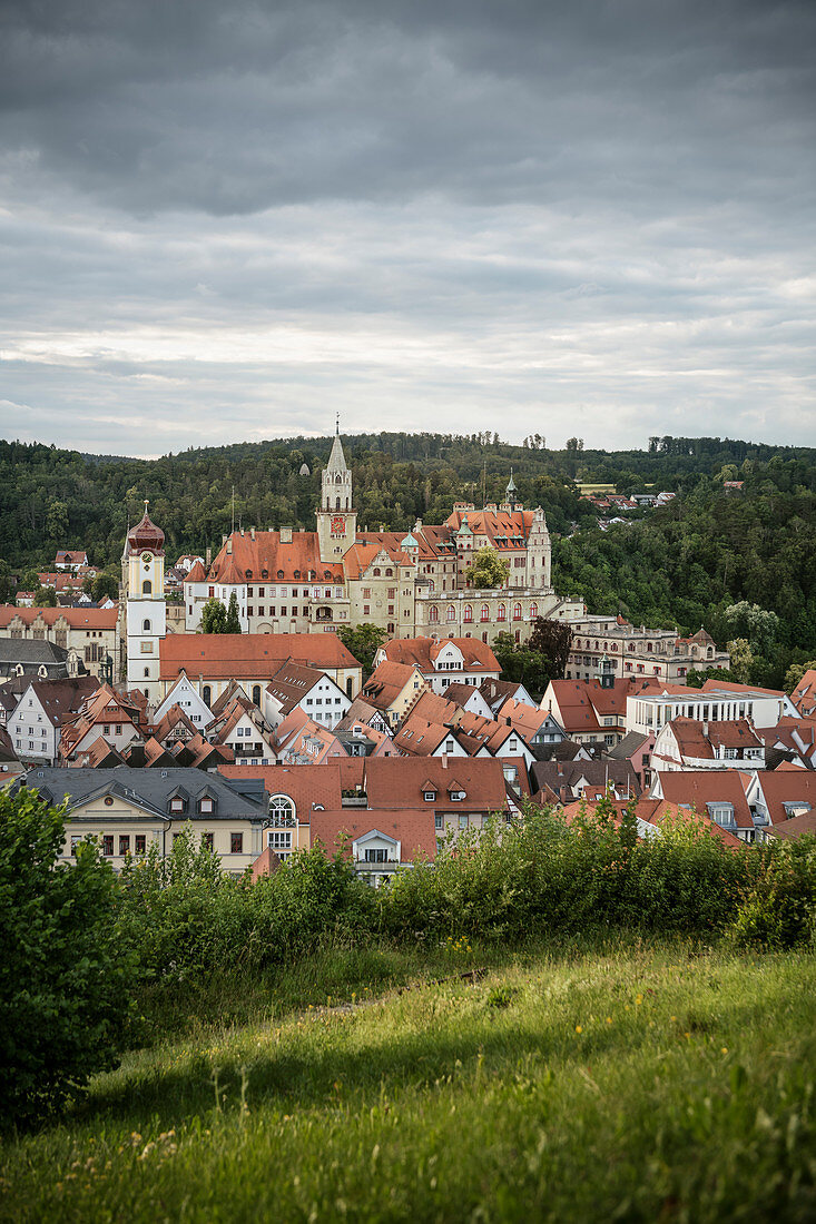 Hohenzollern Castle, Sigmaringen, Baden-Wuerttemberg, Danube, Germany