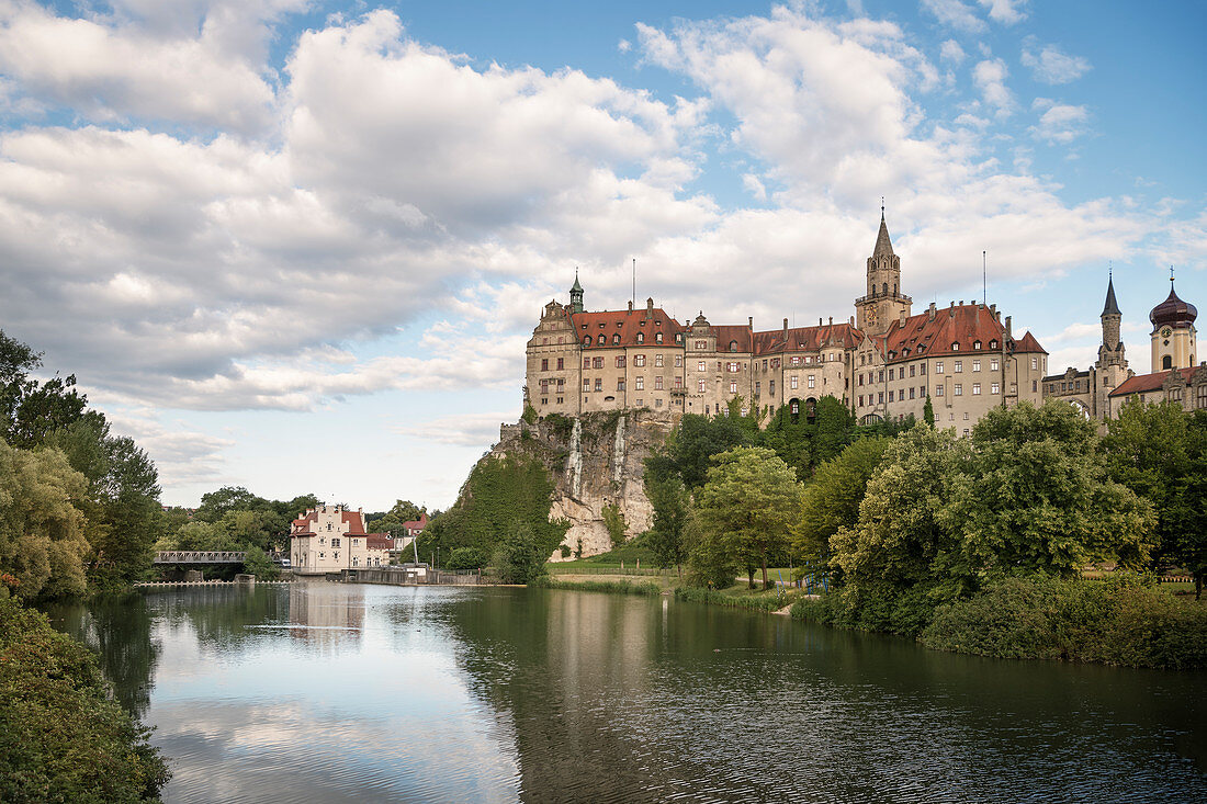 Hohenzollern Castle, Sigmaringen, Baden-Wuerttemberg, Danube, Germany