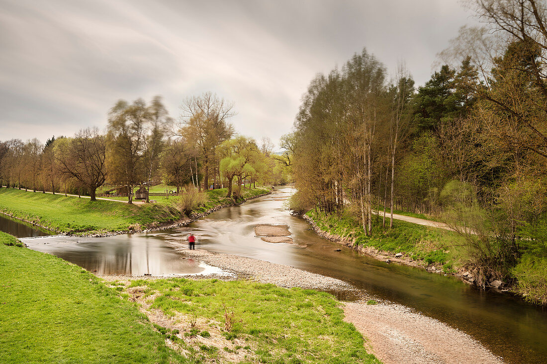 Confluence of Brigach and Breg, east of Donaueschingen, Schwarzwald-Baar district, Baden-Württemberg, Danube, Germany