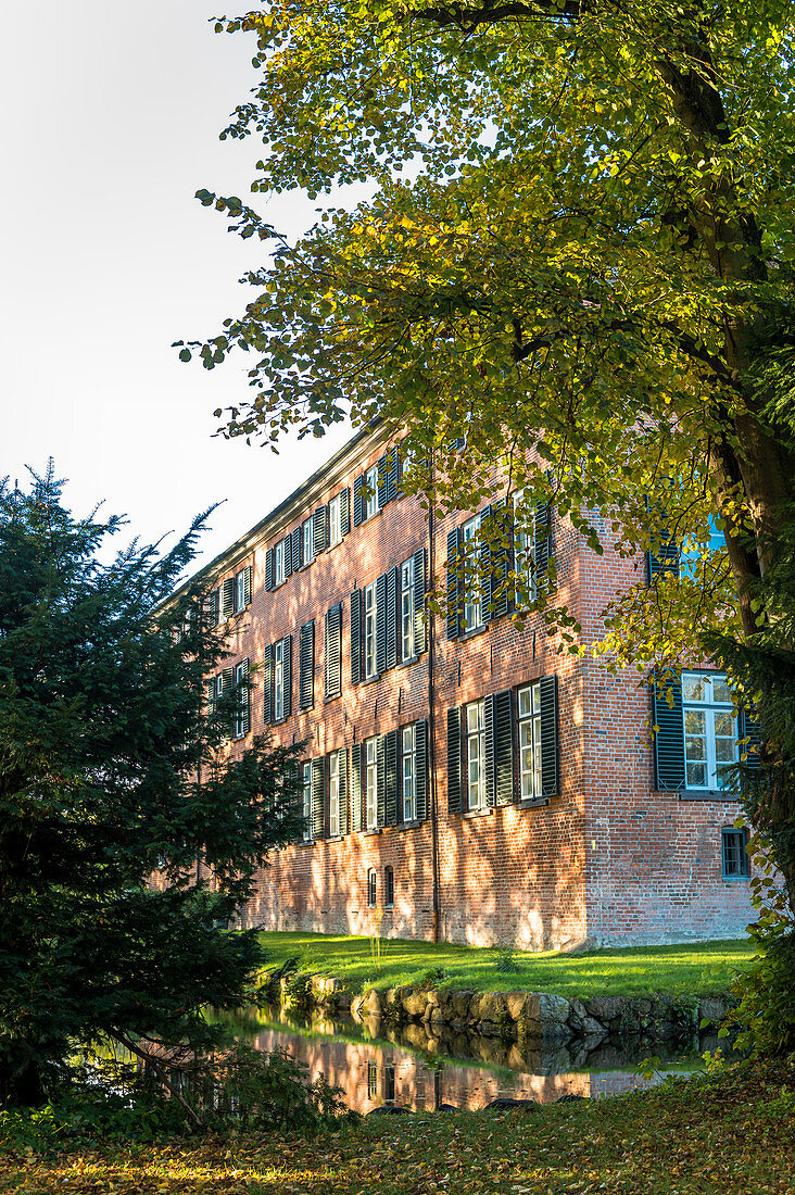 View of the castle in Eutin, Holstein Switzerland Nature Park, Ostholstein, Schleswig-Holstein, Germany